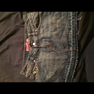 Hint blue jean skirt size 3
